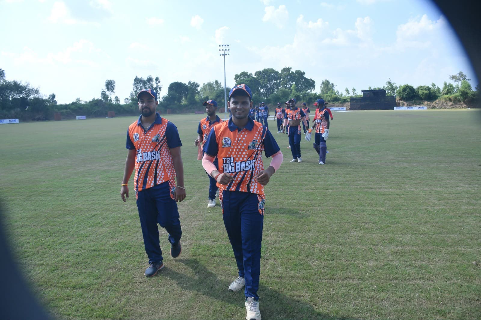 T20 Big Bash players walking off the ground after a fixture